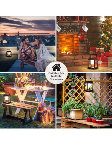 Lámpara de Mesa Solar LETRY SL-P, LED Portátil Impermeable