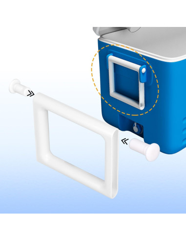 Mango de Reemplazo para Enfriador Coleman BOXOB Blanco 13x11.3cm