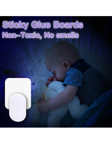 40 Tarjetas de Pegamento Reemplazo Safer Home y Dynatrap