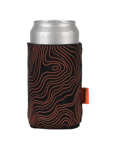 Enfriador de Bebidas Aislado Grizzly Coolers 355 ml Negro/Naranja