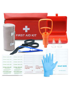 Kit de Primeros Auxilios para Mordeduras y Picaduras BOSITIVE - Rojo