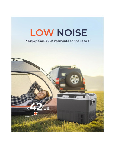 Refrigerador de Coche EKOJUCE XCFE-35 37QT Doble Zona 12V