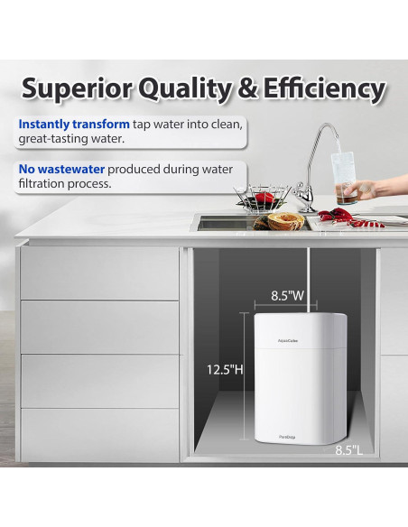 Filtro de Agua Bajo Fregadero Aquacube CUW4 4 Etapas 0.01m