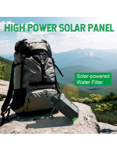 Filtro de Agua Eléctrico Portátil Greeshow GS-2811, 0.01 Micrones