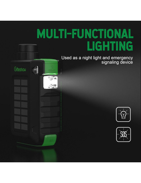 Filtro de Agua Eléctrico Portátil Greeshow GS-2811, 0.01 Micrones