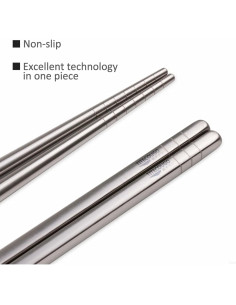 Palillos de Titanio TITECOUGO 23 cm Livianos para Camping 2