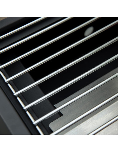 Parrilla de Gas Propano Outsunny 2 Quemadores Portátil Negra