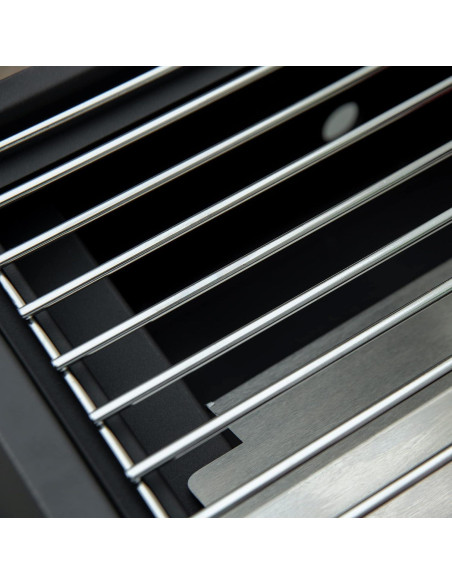 Parrilla de Gas Propano Outsunny 2 Quemadores Portátil Negra