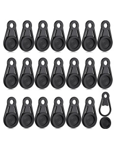 Clips de Lona Hotop 20 Pcs Alta Resistencia Camping 8.4x4.6cm