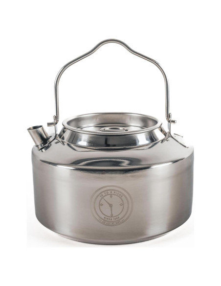 Hervidor de Camping 1.2L Acero Inoxidable 10 A 6 PICKS