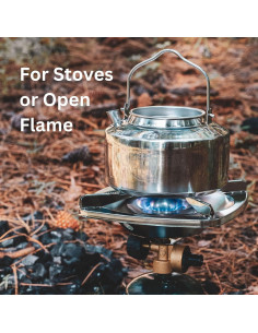 Hervidor de Camping 1.2L Acero Inoxidable 10 A 6 PICKS 2