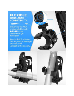 Soporte para Taza KEMIMOTO Universal para Motocicleta 360 2