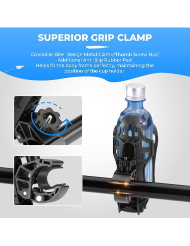 Soporte para Taza KEMIMOTO Universal para Motocicleta 360