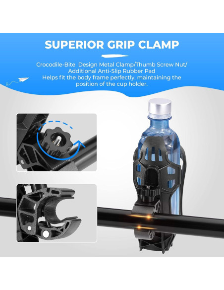 Soporte para Taza KEMIMOTO Universal para Motocicleta 360