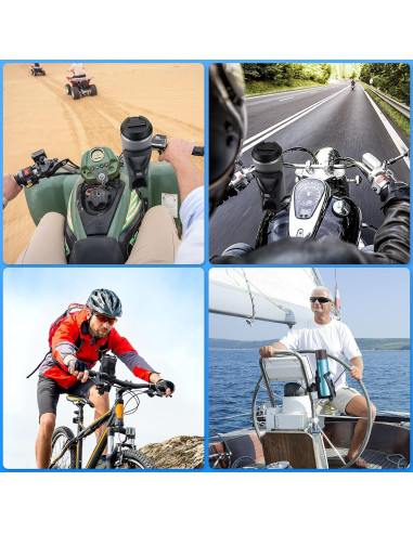 Soporte para Taza KEMIMOTO Universal para Motocicleta 360