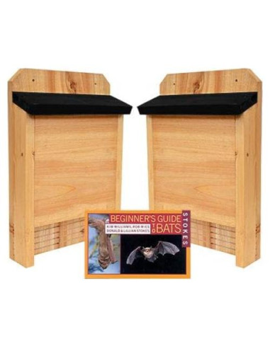 Casa para Murciélagos de Cedro Nature's Way con Libro - 2 Unidades