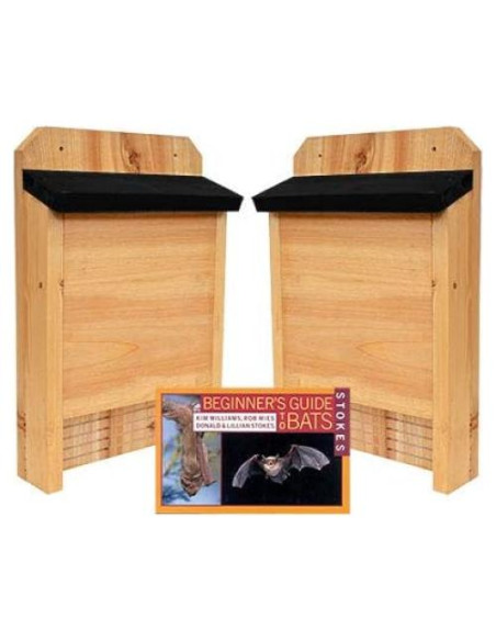 Casa para Murciélagos de Cedro Nature's Way con Libro - 2 Unidades
