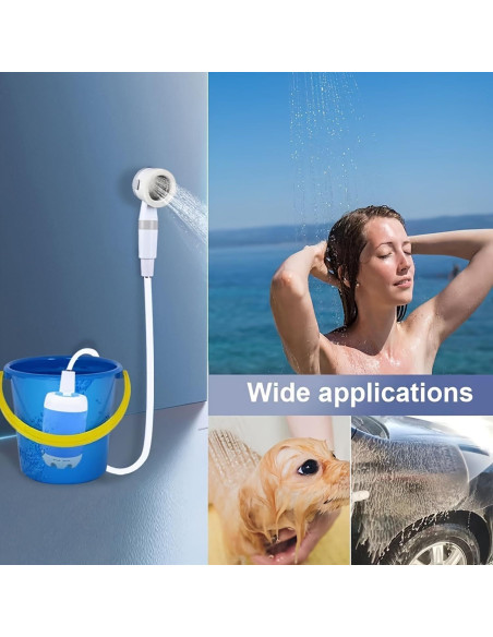 Ducha Portátil Eléctrica Liucocotos RA-01 198 cm Impermeable