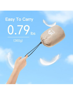 Almohada de Camping Inflable Night Cat - Espuma de Memoria 371g 2