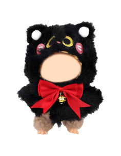 Ropa de Capa para Muñeca Lasuroa 15x13cm Halloween Negro