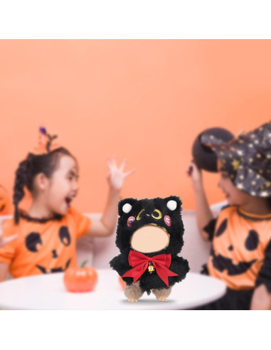 Ropa de Capa para Muñeca Lasuroa 15x13cm Halloween Negro