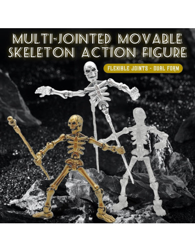 Set de 6 Figuras de Acción Esqueleto Titan 13 - Juguete Articulado