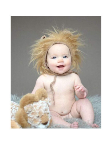 Traje de Fotografía para Recién Nacidos Coberllus Gorro León