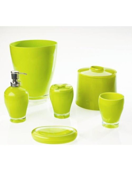 Plato de Jabón Umbra Gloss Verde Lima Ovalado 15.24x10.16cm