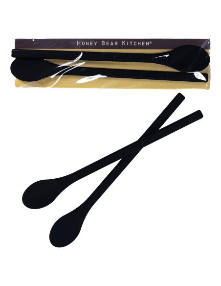 Revolvers de Silicona Honey Bear Kitchen Set de 2 Oso Negro
