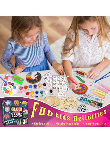 Kit de Pintura de Madera KLMARS - Brilla en la Oscuridad