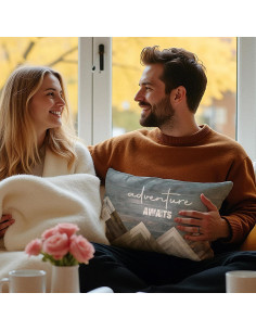 Funda de Almohada Rectangular FITIE Terciopelo 30x50 cm Camping 2