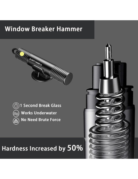 Martillo de Vida KANEKALARY 2025 Cortador de Cinturón y Rompedor de Ventanas Martillo de Vida KANEKALARY 2025 Cortador de Cinturón y Rompedor de Ventanas