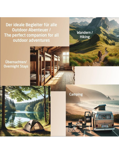 Saco de Dormir 2-en-1 Miqio XL Forro y Sábana de Viaje