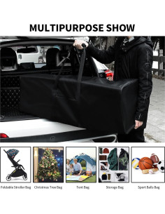 Bolsa de viaje Urbanstand 116 cm impermeable 125 L negra 2