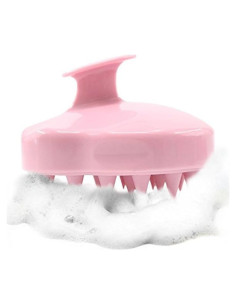 Masajeador de cuero cabelludo See You Always - Rosa, 9.7x8.1cm