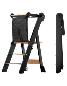Torre de Aprendizaje Plegable COSYLAND - Taburete Ajustable para Niños