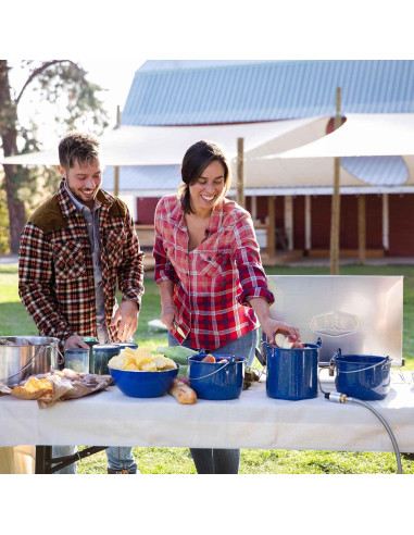 Tetera Convexa GSI Outdoors 2.84L Azul para Camping