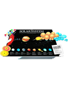 Kit de Móvil 3D del Sistema Solar Brilla en la Oscuridad Star Magic 2