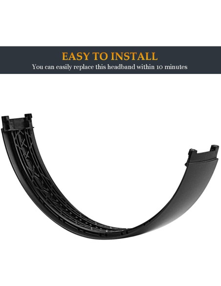 Banda de Cabeza Reemplazo Ncnvnra para Auriculares Beats Studio Pro/Studio 3 - Negro