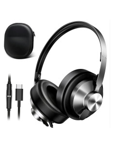 Auriculares USB-C INFURTURE con sonido premium y almohadillas cómodas