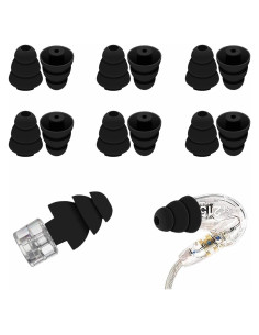 Tapones de Silicona IiEXCEL 6 Pares Tamaño Pequeño 2mm