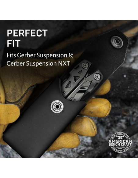 Funda de Cuero para Multiherramienta Gerber American Bench Craft