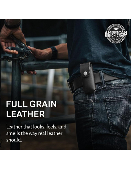 Funda de Cuero para Multiherramienta Gerber American Bench Craft