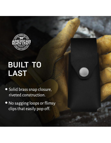 Funda de Cuero para Multiherramienta Gerber American Bench Craft