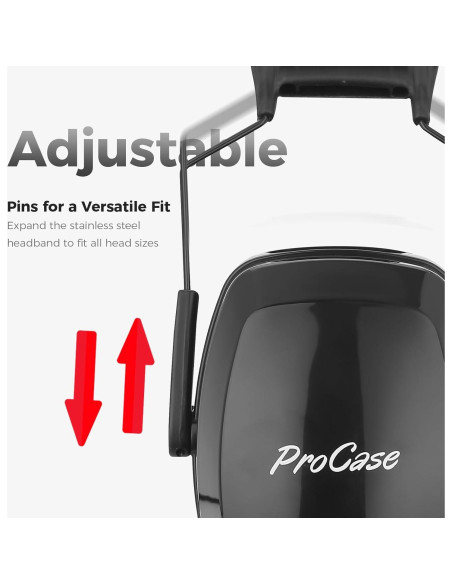 Auriculares ProCase con Cancelación de Ruido SNR 36dB - Negro