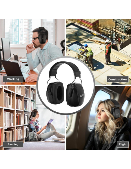 Auriculares ProCase con Cancelación de Ruido SNR 36dB - Negro