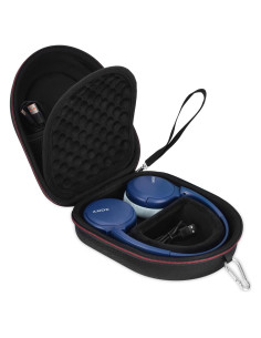 Funda Dura EVA ZUJFPL para Auriculares Inalámbricos Negro