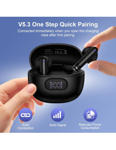 Auriculares Inalámbricos Bluetooth Samsung S25 con Estuche Carga 2