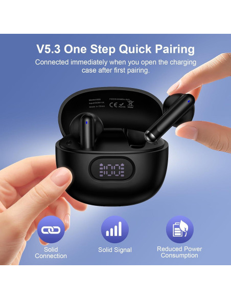 Auriculares Inalámbricos Bluetooth Samsung S25 con Estuche Carga