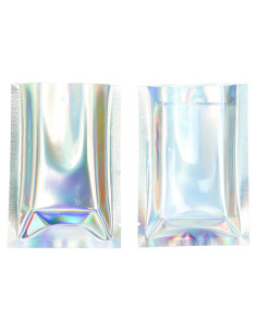 Bolsas de Mylar Metálicas QQ Studio 100 Unidades 12x18cm